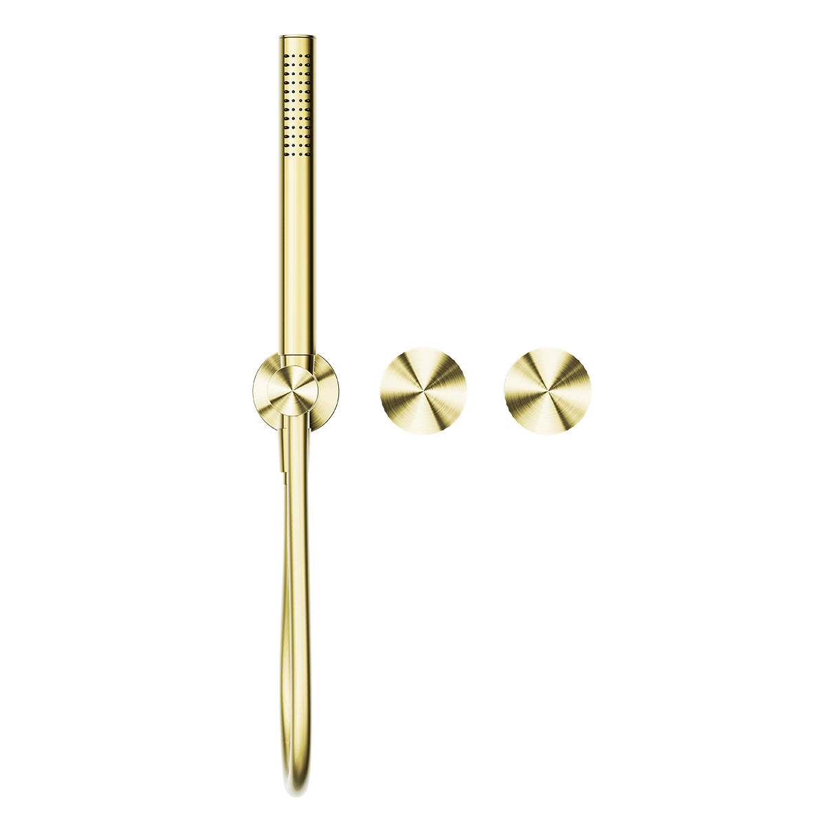 Opal Progressive Shower System Separate Plate Brushed Gold