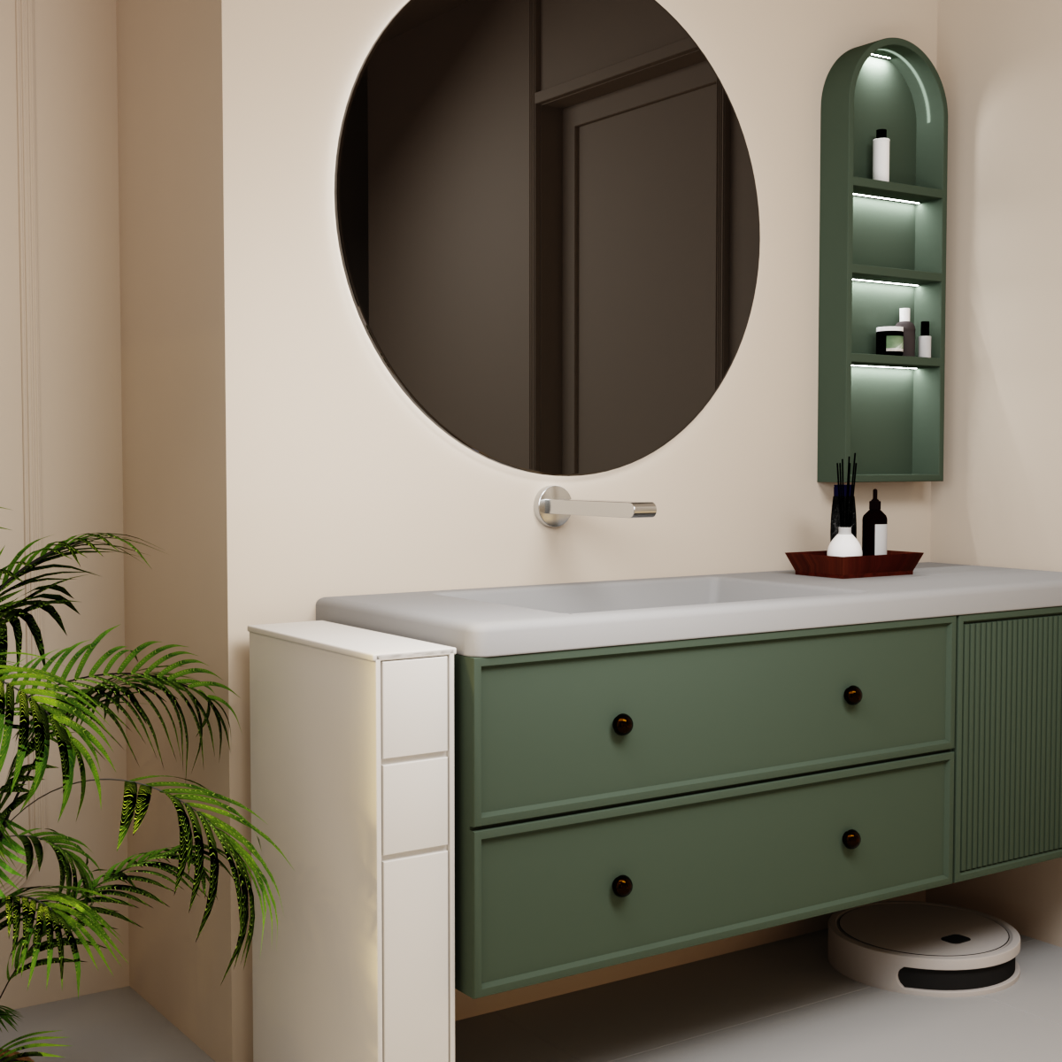 Bianca Fixed Bath Spout Only 240mm Chrome