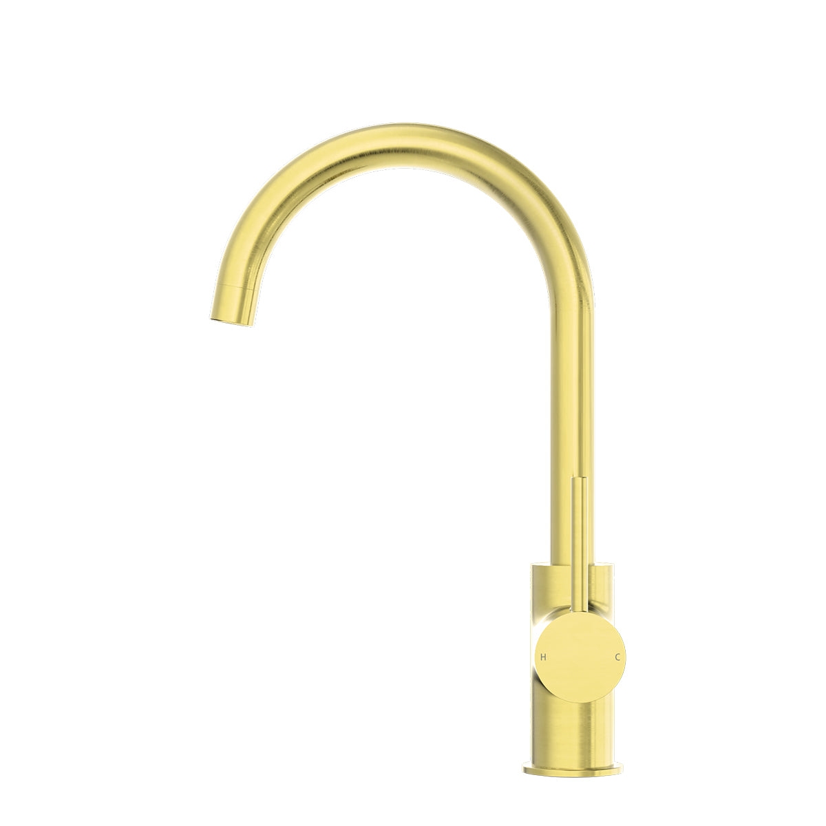 Dolce Kitchen Mixer Gooseneck Brushed Gold