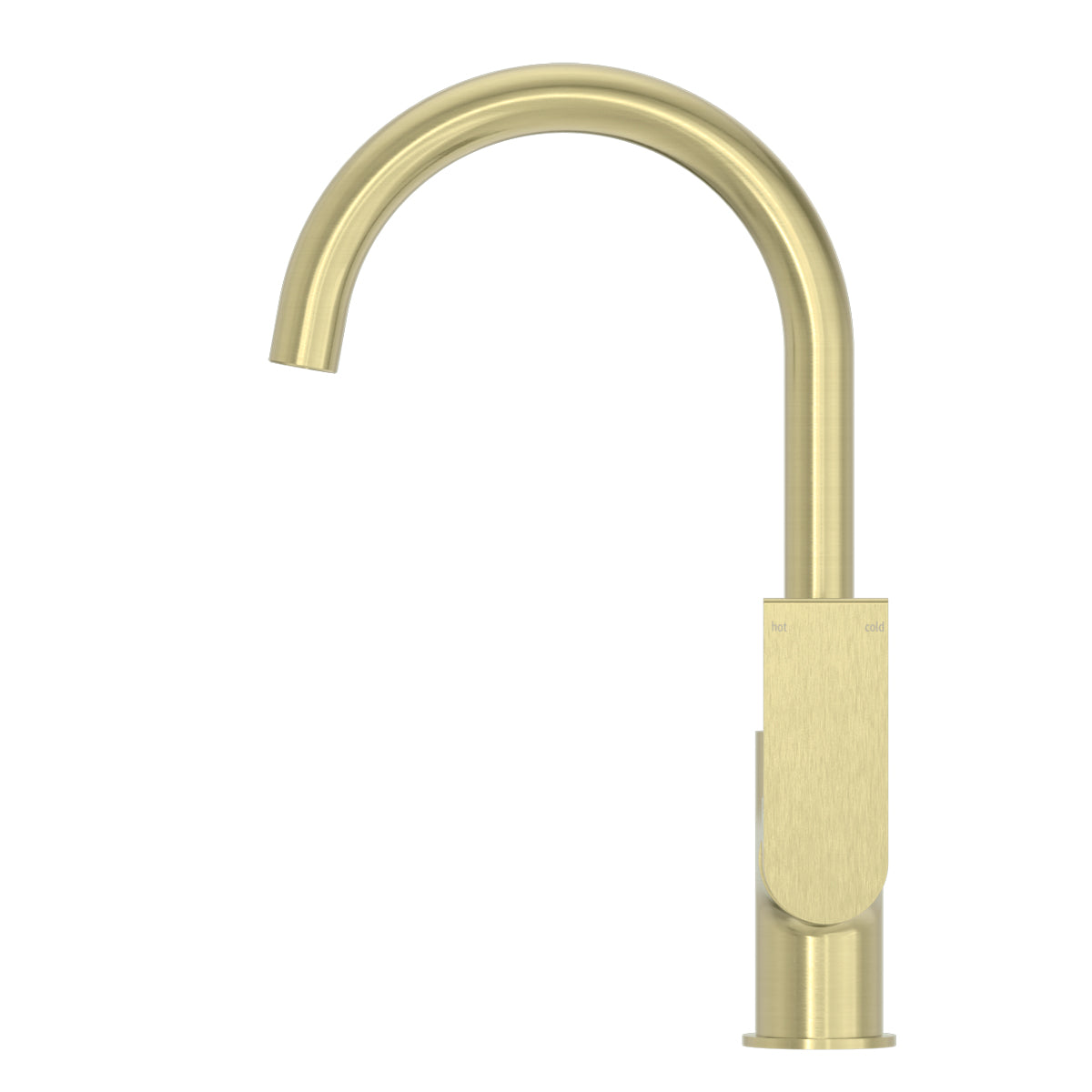 Bianca Kitchen Mixer Gooseneck Spout Brushed Gold