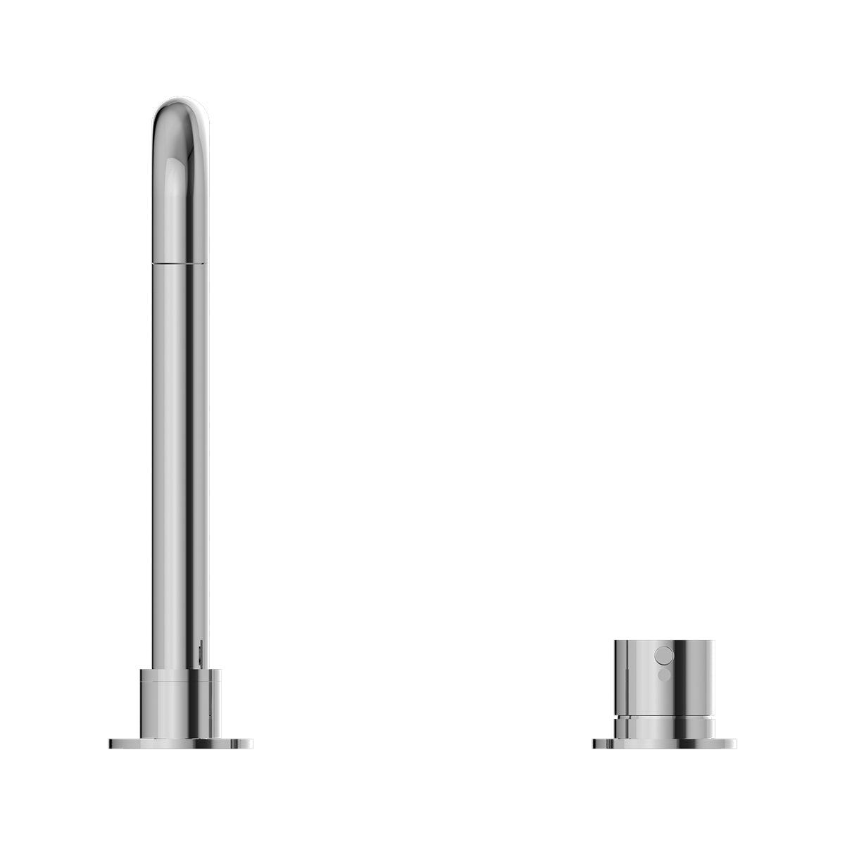 Mecca Hob Basin Mixer Square Swivel Spout Chrome