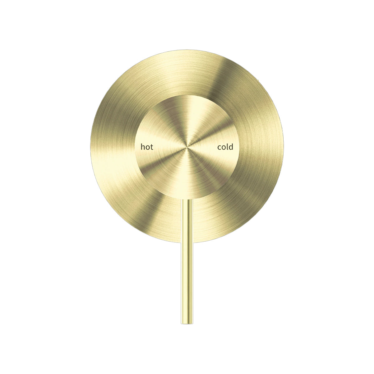 Mecca Shower Mixer 80mm Plate Brushed Gold