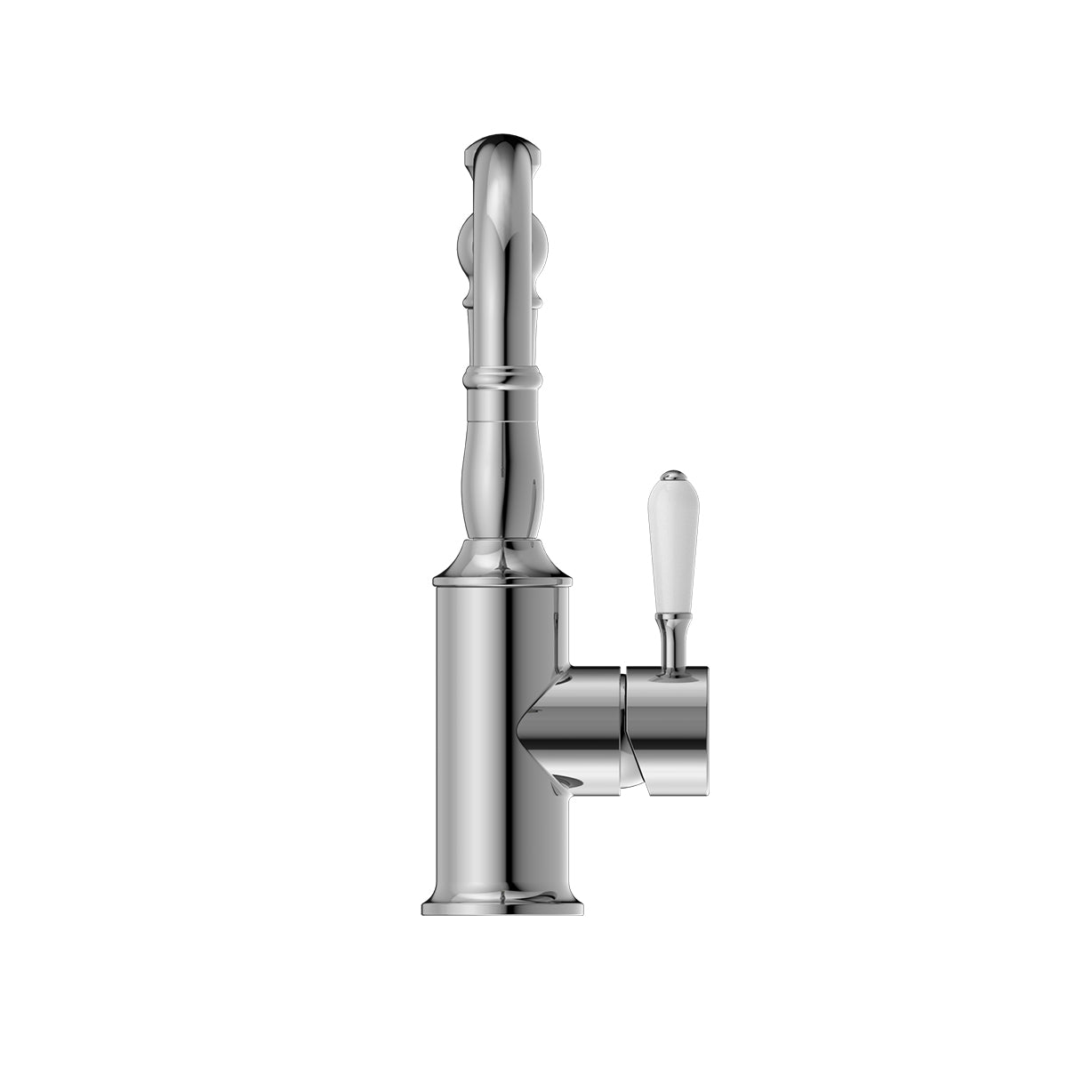 York Basin Mixer With Metal Lever Chrome
