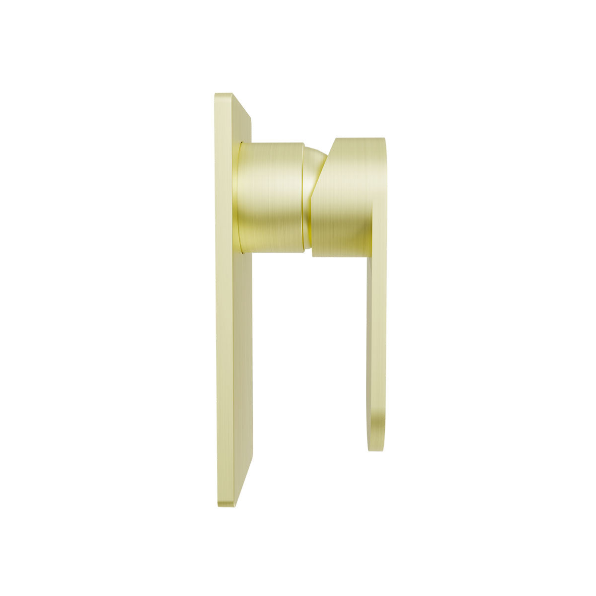 Ecco Wall Basin/Bath Mixer Separate Back Plate Brushed Gold