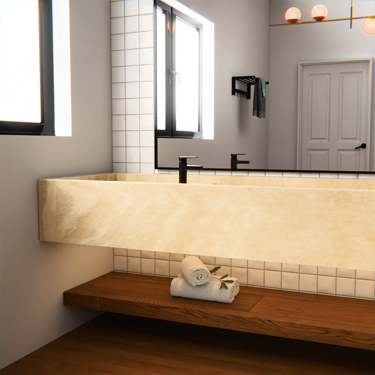 Taut Basin Mixer-Matte Black