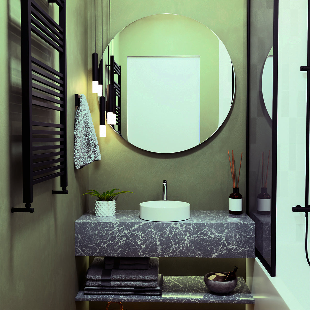 Avid Super Tall Basin Mixer Titanium 97348T-4ND-TT