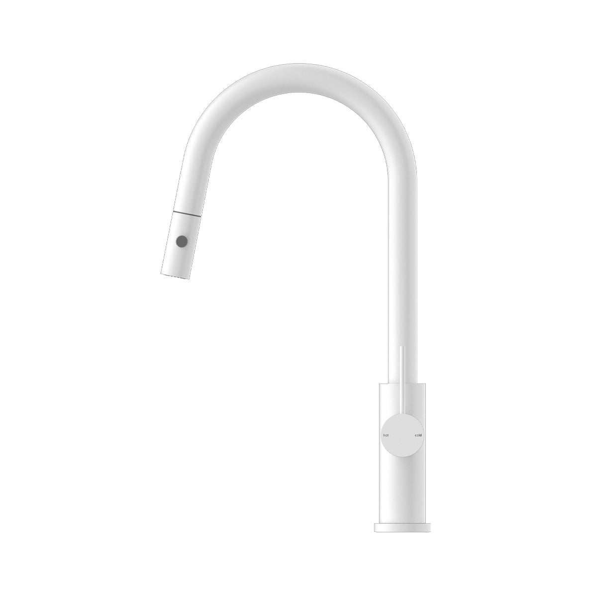Mecca Pull Out Sink Mixer With Vegie Spray Function Matte White