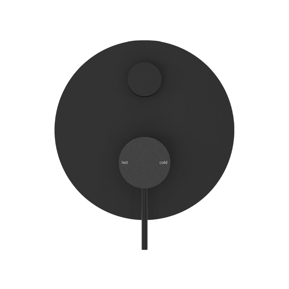 Mecca Shower Mixer With Divertor Matte Black