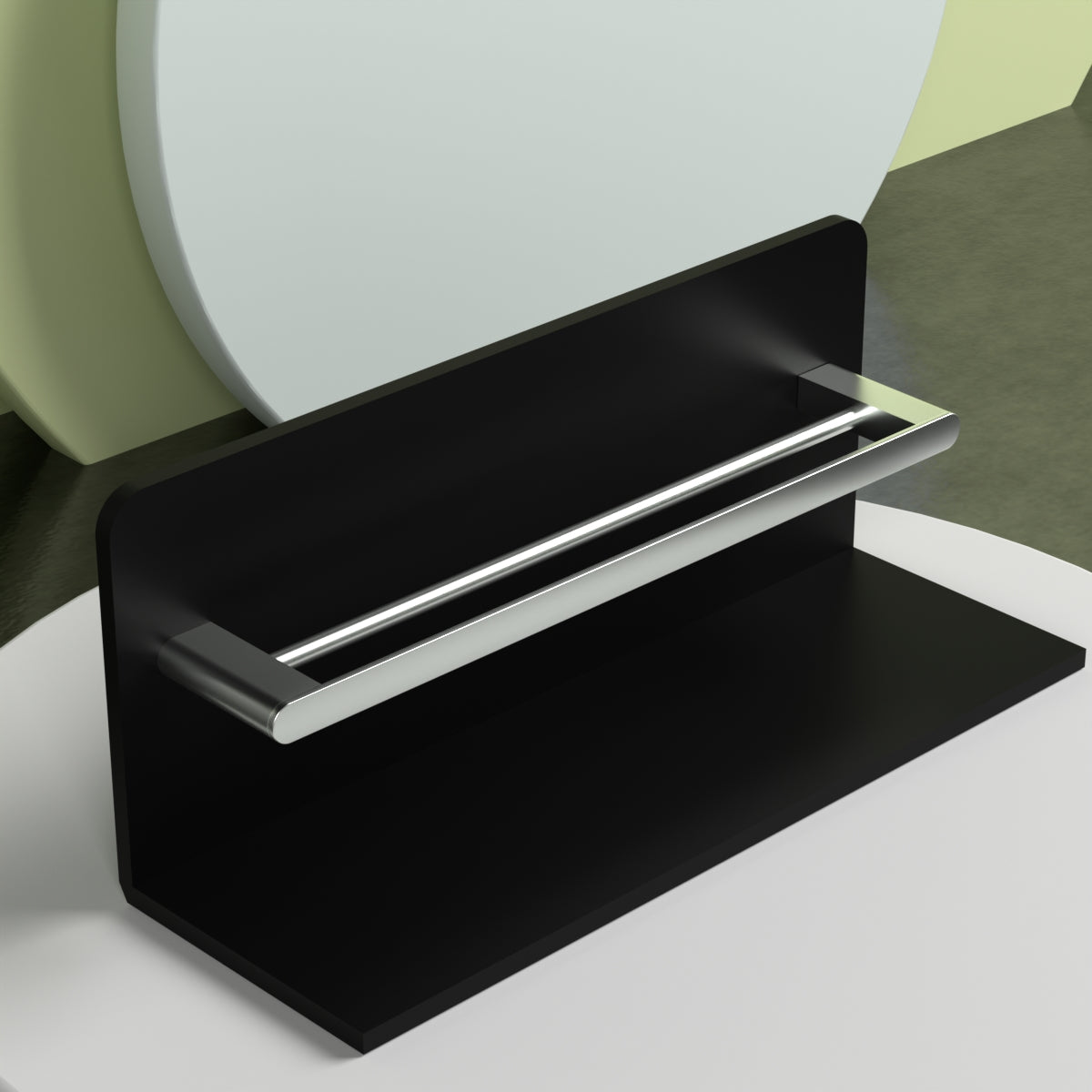 Bianca Double Towel Rail 600mm Chrome