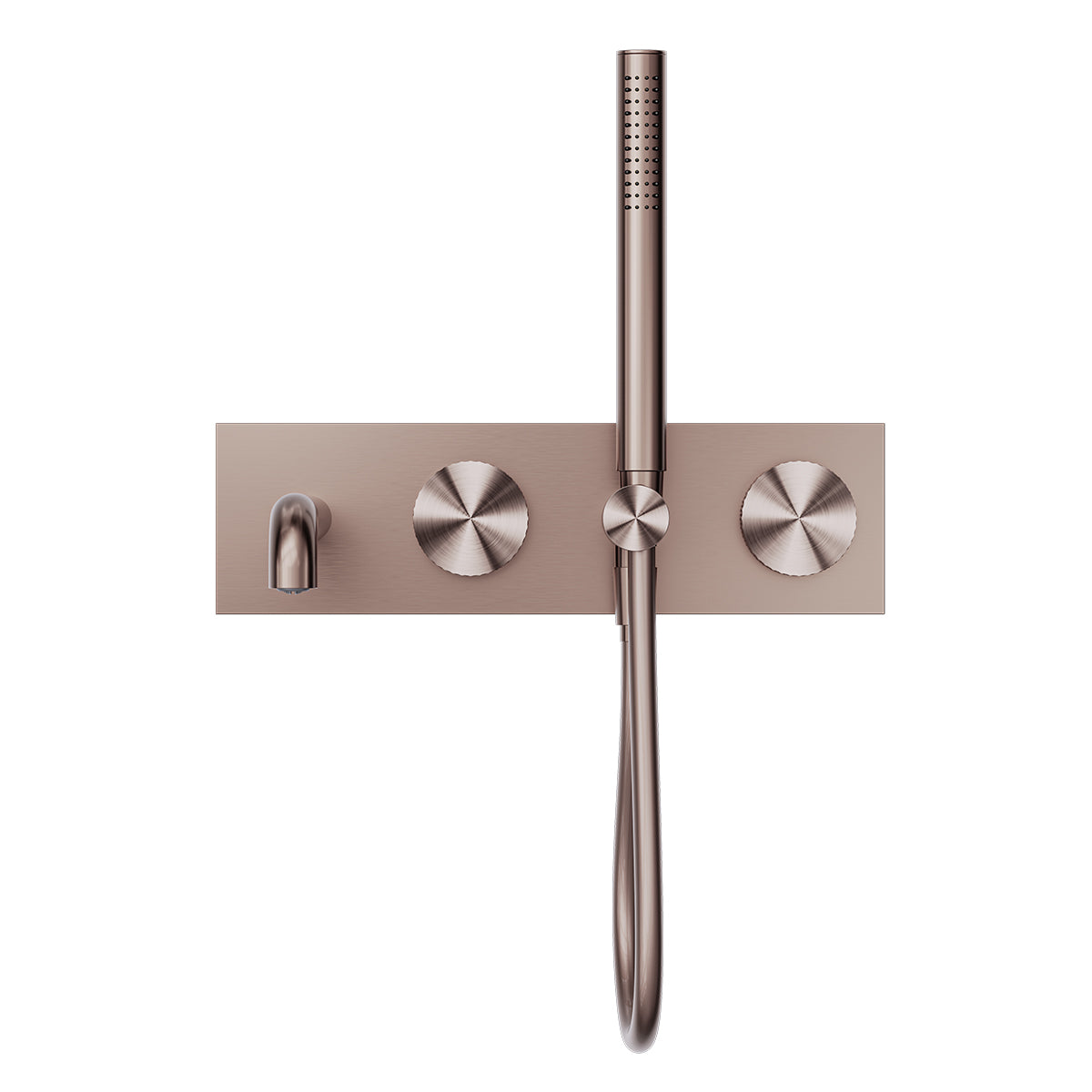 Opal Progressive Shower System With Spout 250mm Brushed Bronze