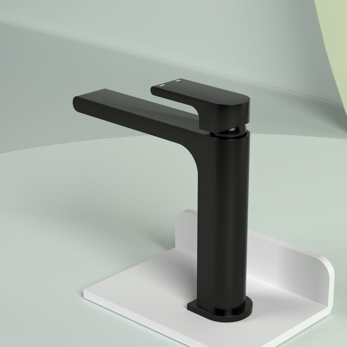 Bianca Mid Tall Basin Mixer Matte Black