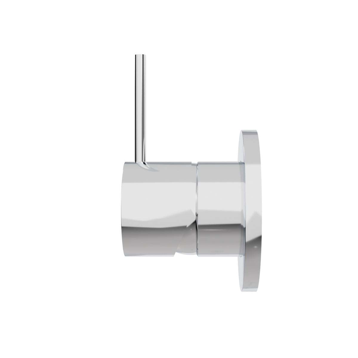 Mecca Shower Mixer Handle Up 80mm Plate Chrome