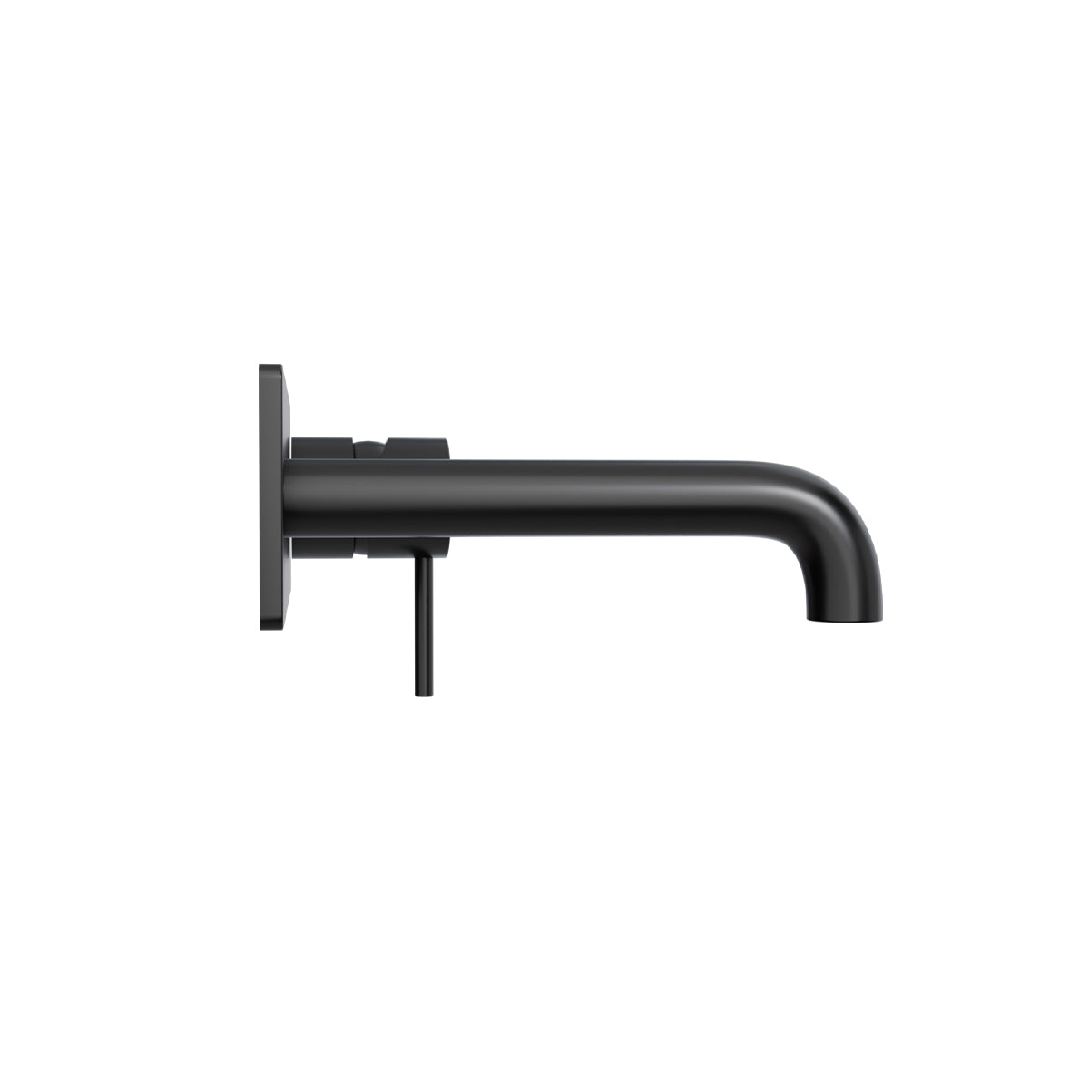 Mecca Wall Basin/Bath Mixer 260mm Matte Black