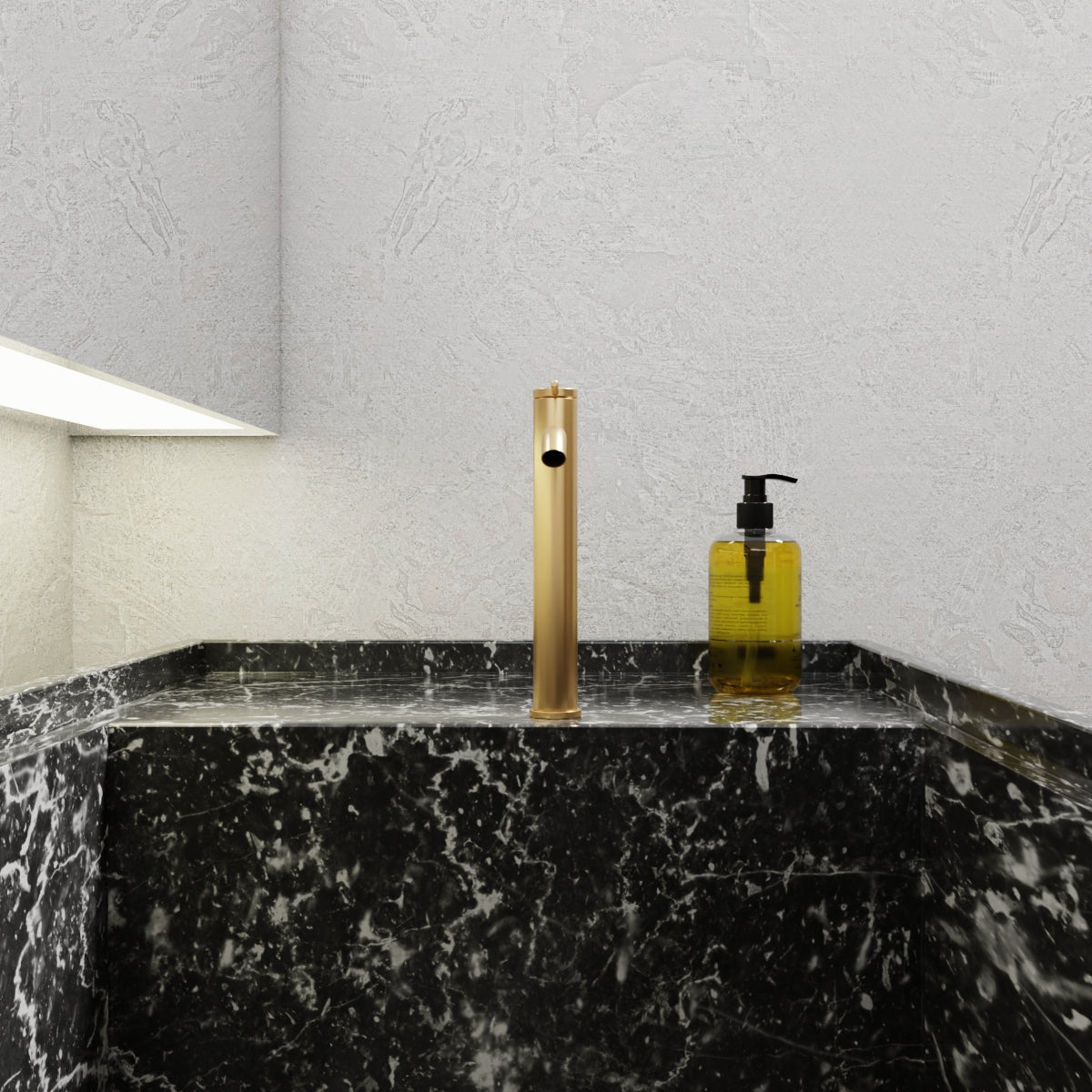 Components Super Tall Single Lever Basin Mixer - Brushed Brass