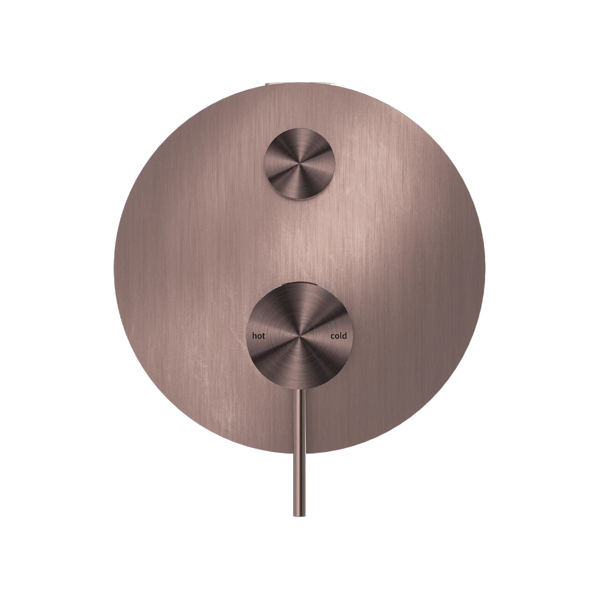 Mecca Shower Mixer With Divertor Brushed Bronze