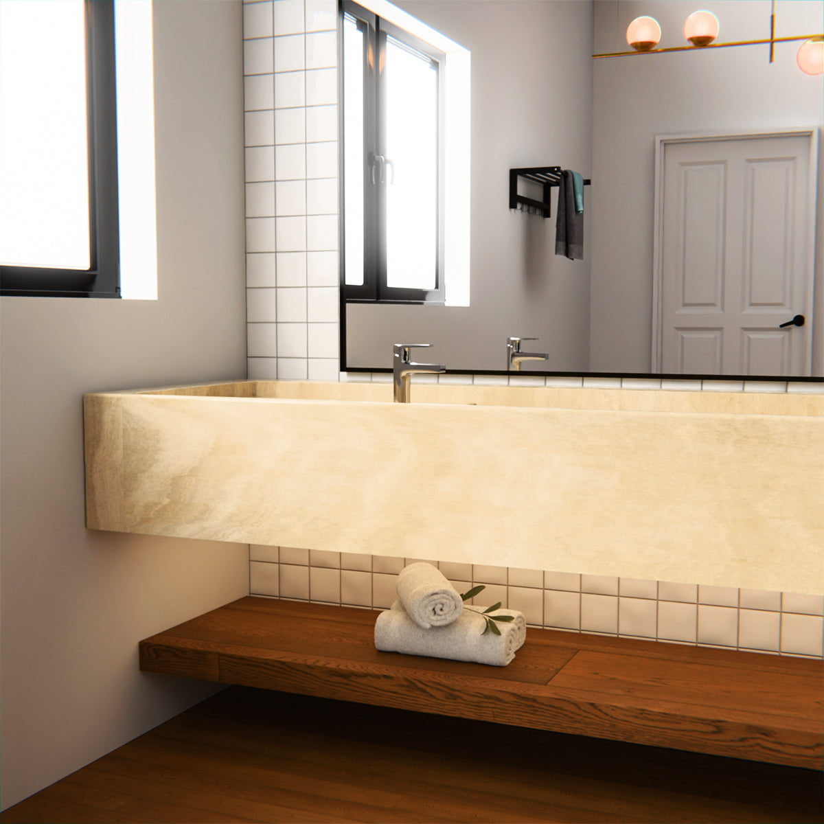 Taut Basin Mixer - Polished Chrome