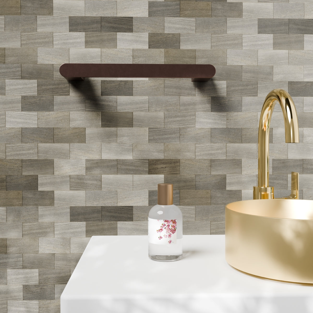 Bianca Hand Towel Rail Brushed Bronze