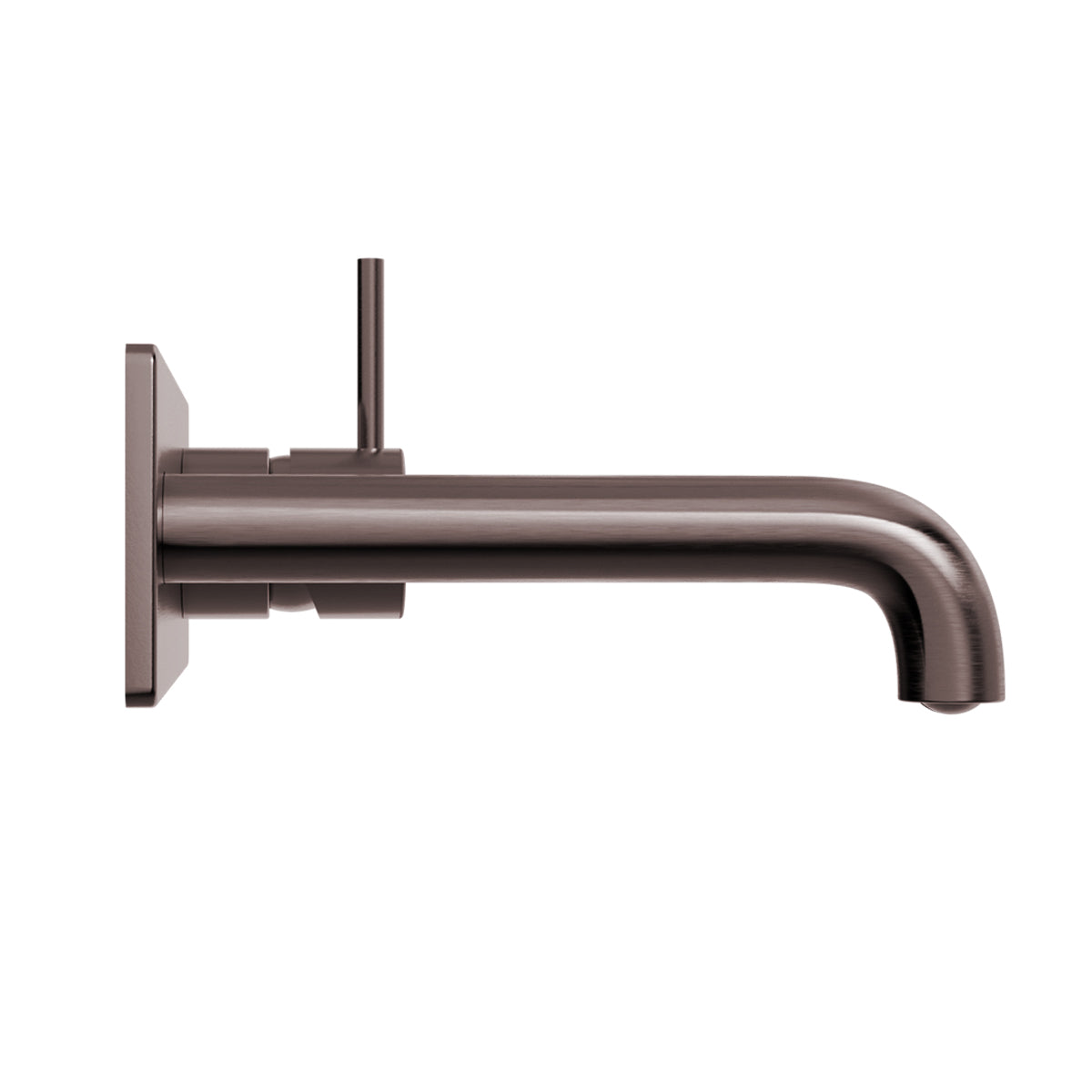 Mecca Wall Basin/bath Mixer Handle Up 260mm Brushed Bronze