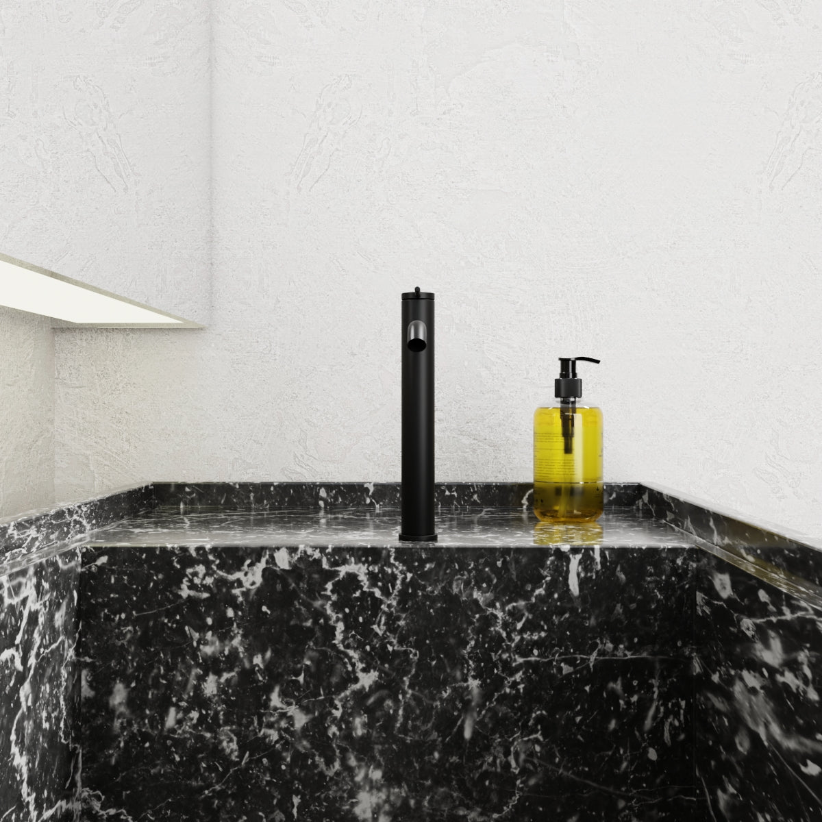 Components Super Tall Single Lever Basin Mixer- Matte Black