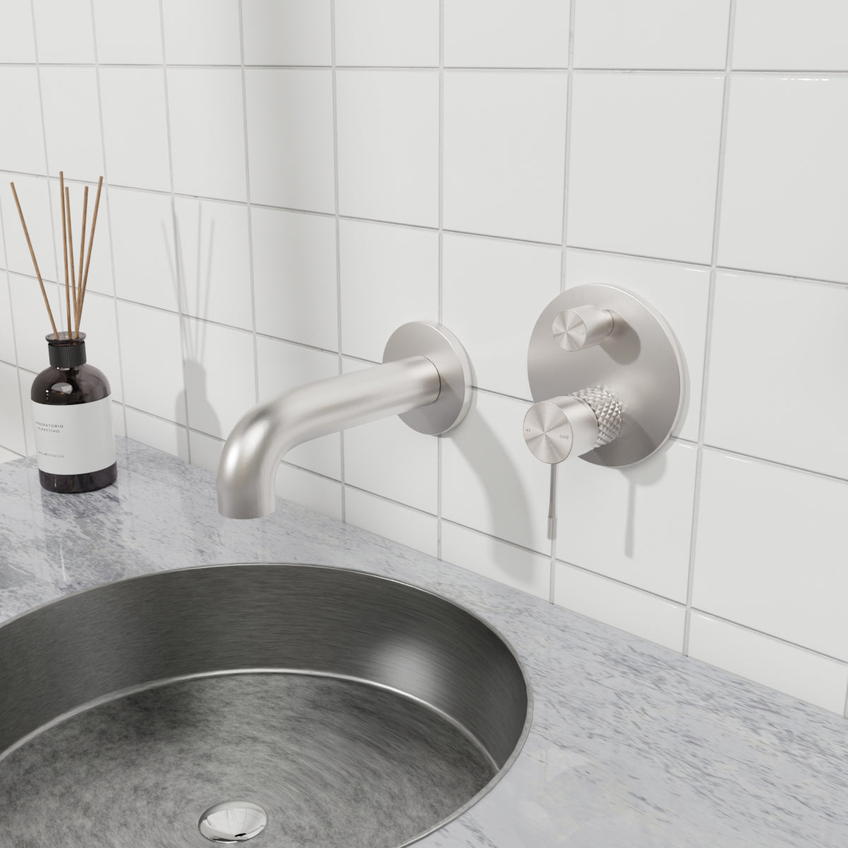 Opal Shower Mixer With Divertor Brushed Nickel