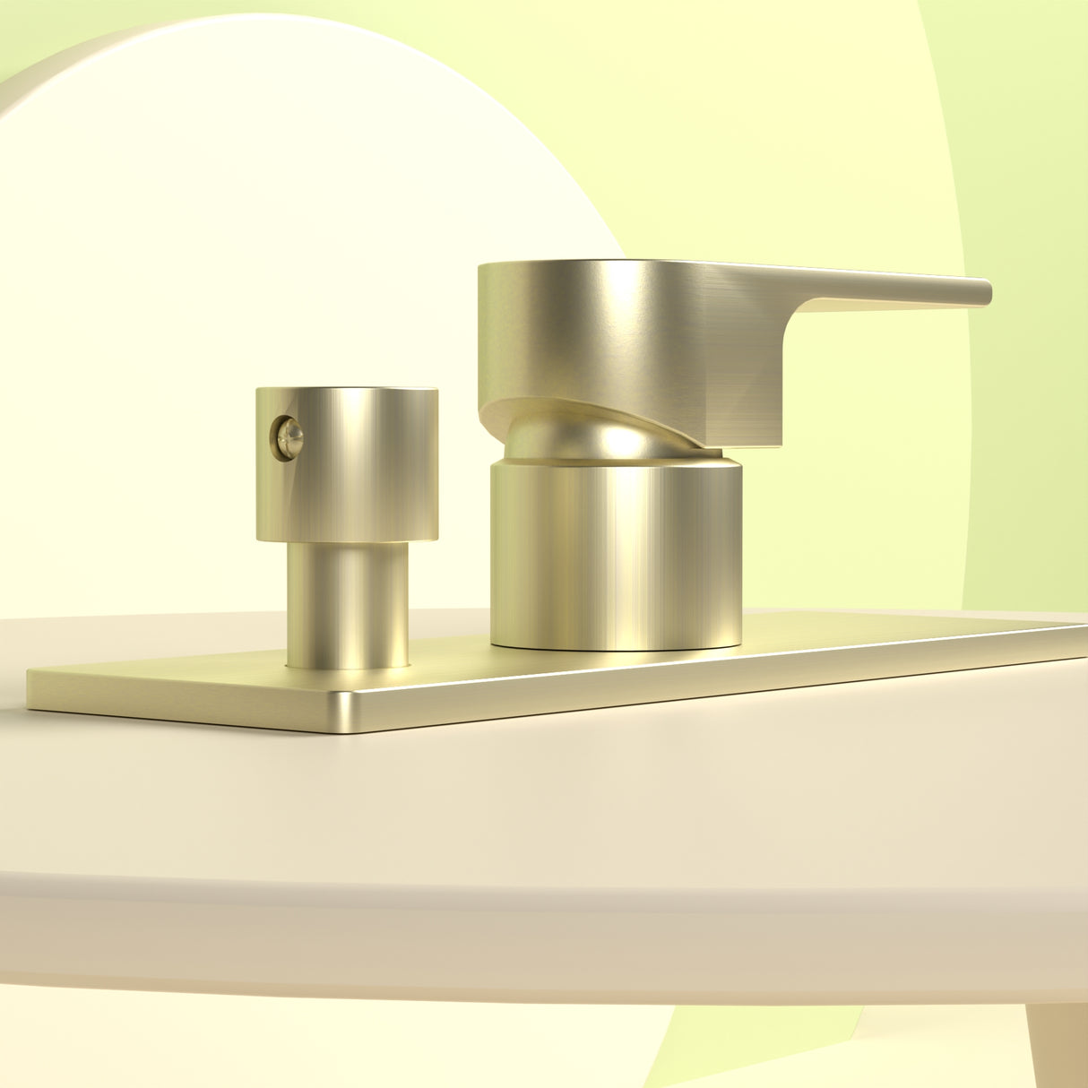 Bianca Shower Mixer With Divertor Brushed Gold