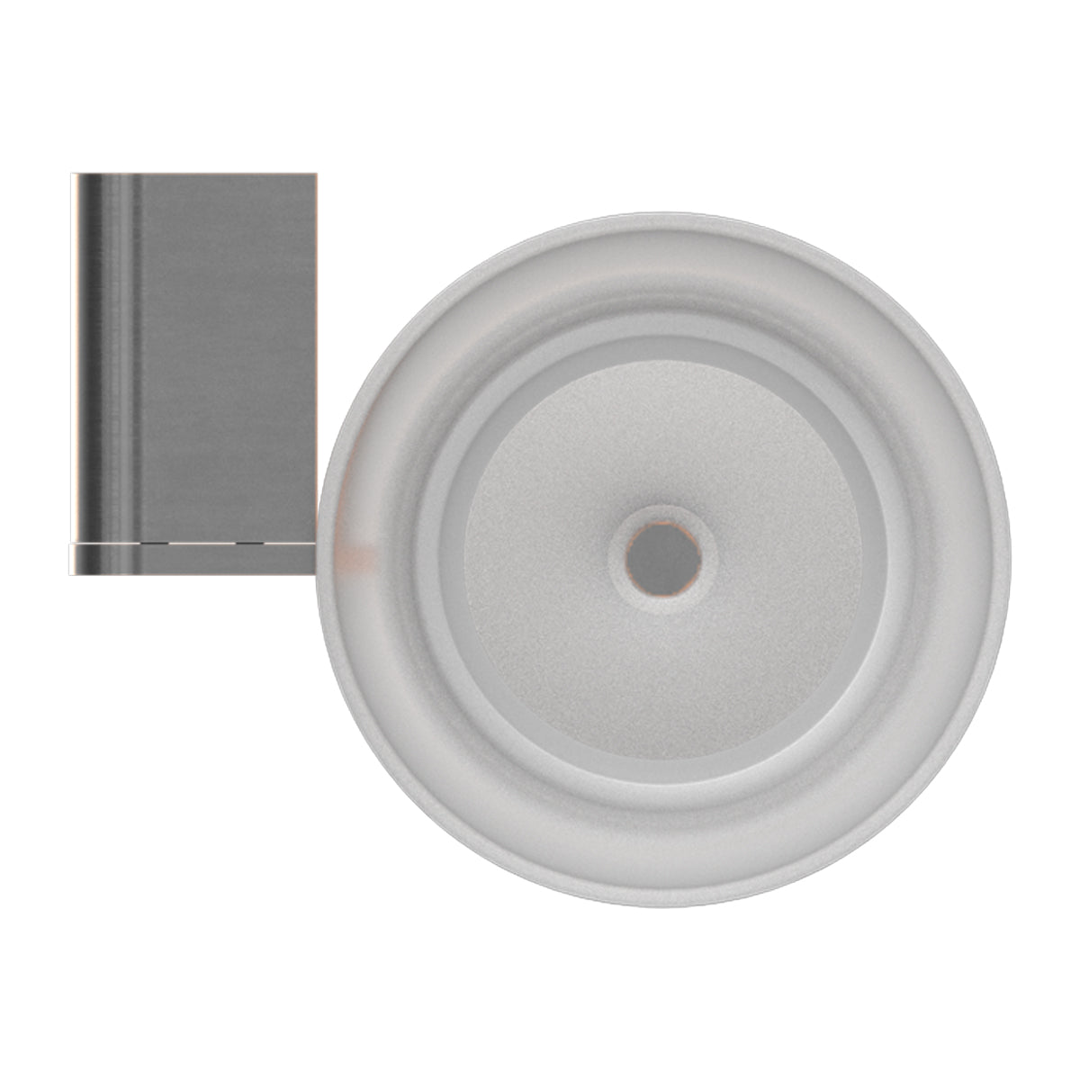 Bianca Toilet Brush Holder Gun Metal