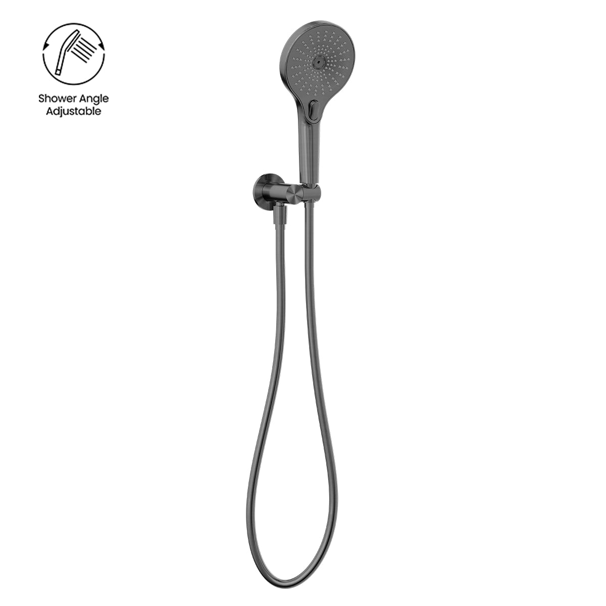 MECCA SHOWER ON BRACKET GUN METAL