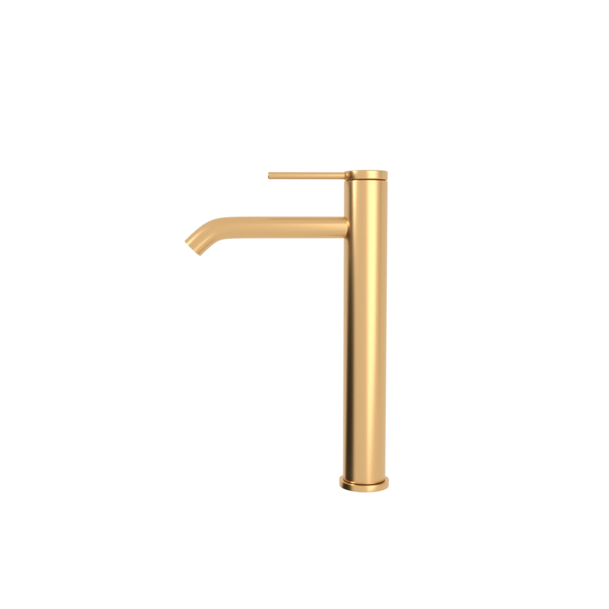 Components Super Tall Single Lever Basin Mixer - Brushed Brass