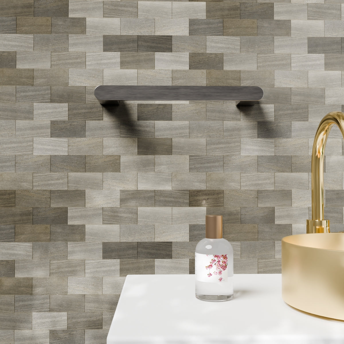 Bianca Hand Towel Rail Gun Metal