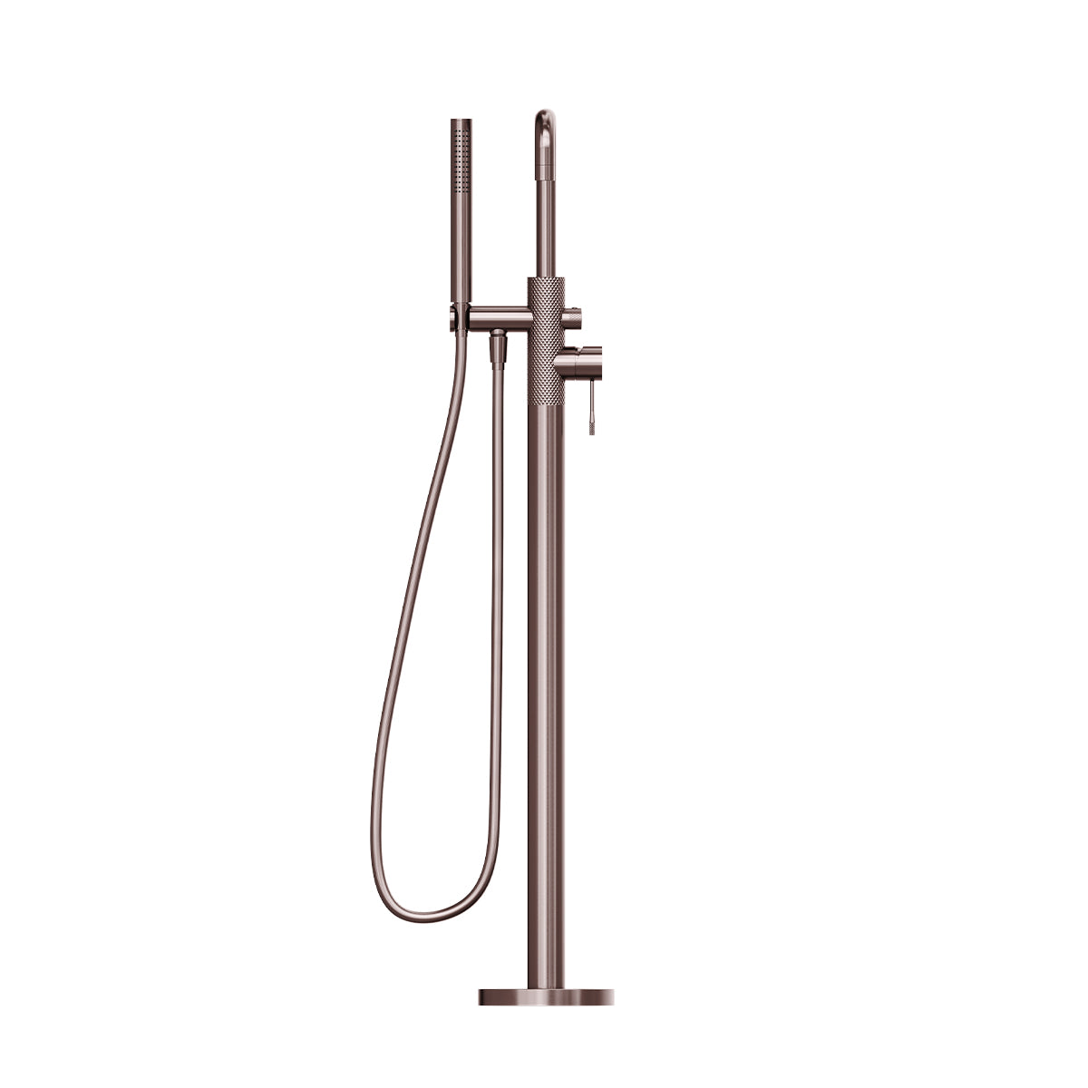 Opal Freestanding Bath Mixer With Hand Shower Brushed Bronze