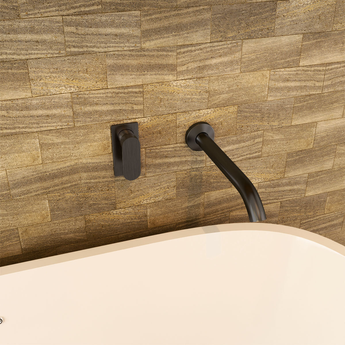 Ecco Shower Mixer Matte Black