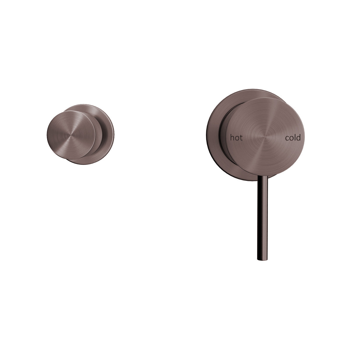 Mecca Shower Mixer With Horizontal 2 Way Divertor Brushed Bronze