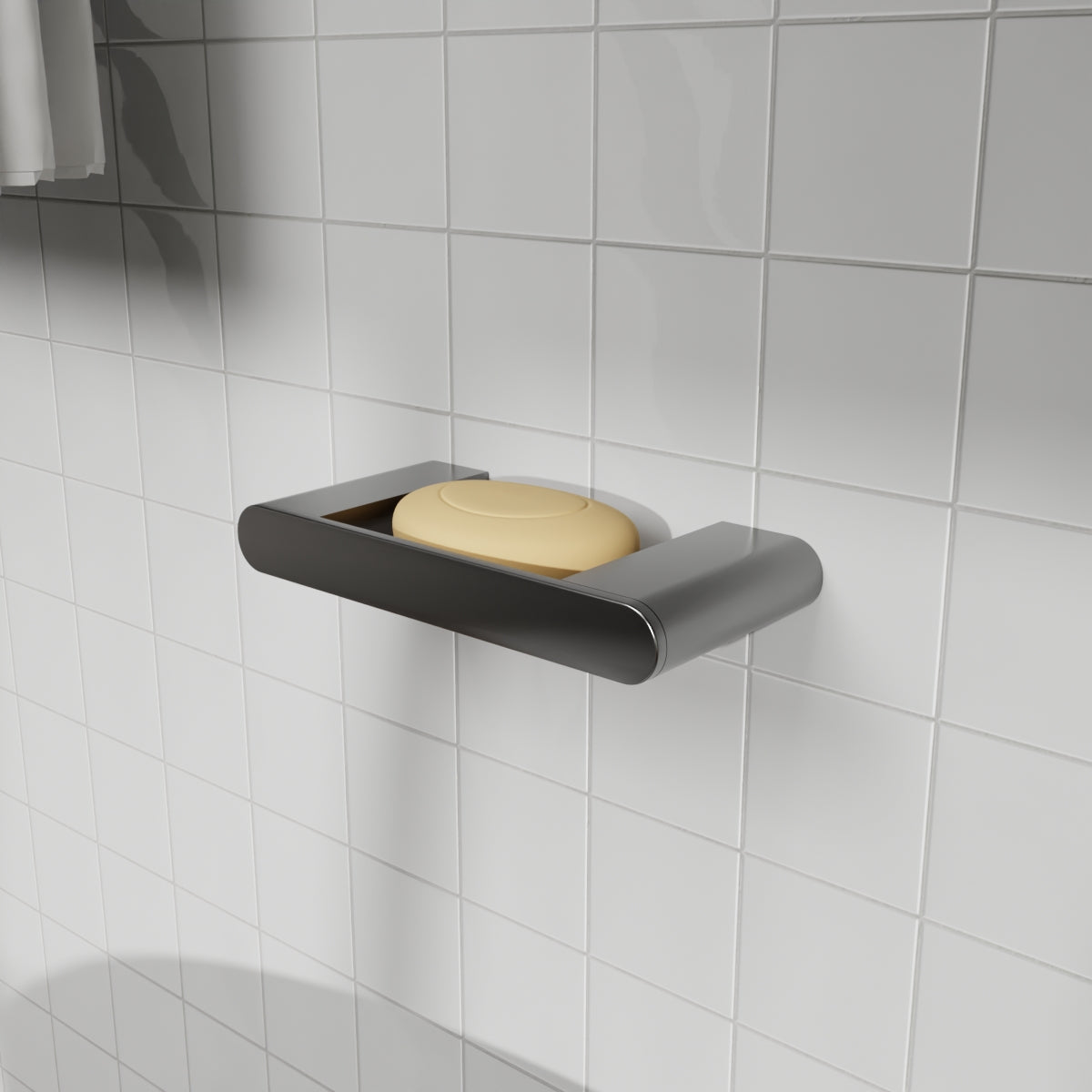 Bianca Soap Dish Holder Gun Metal