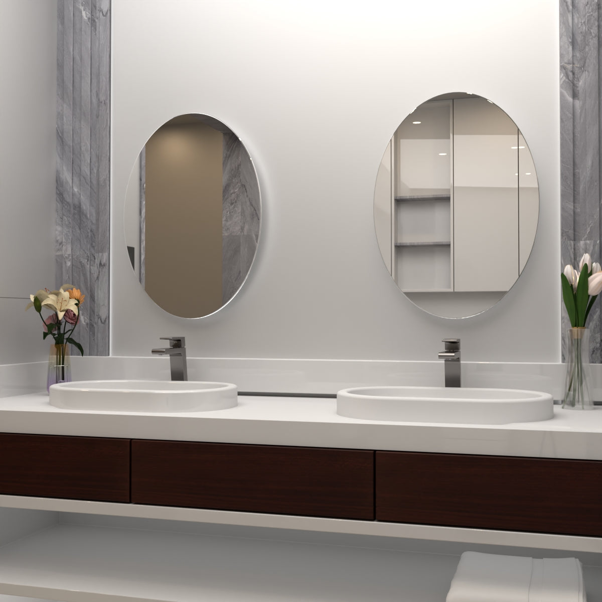 Bianca Basin Mixer Straight Spout Gun Metal