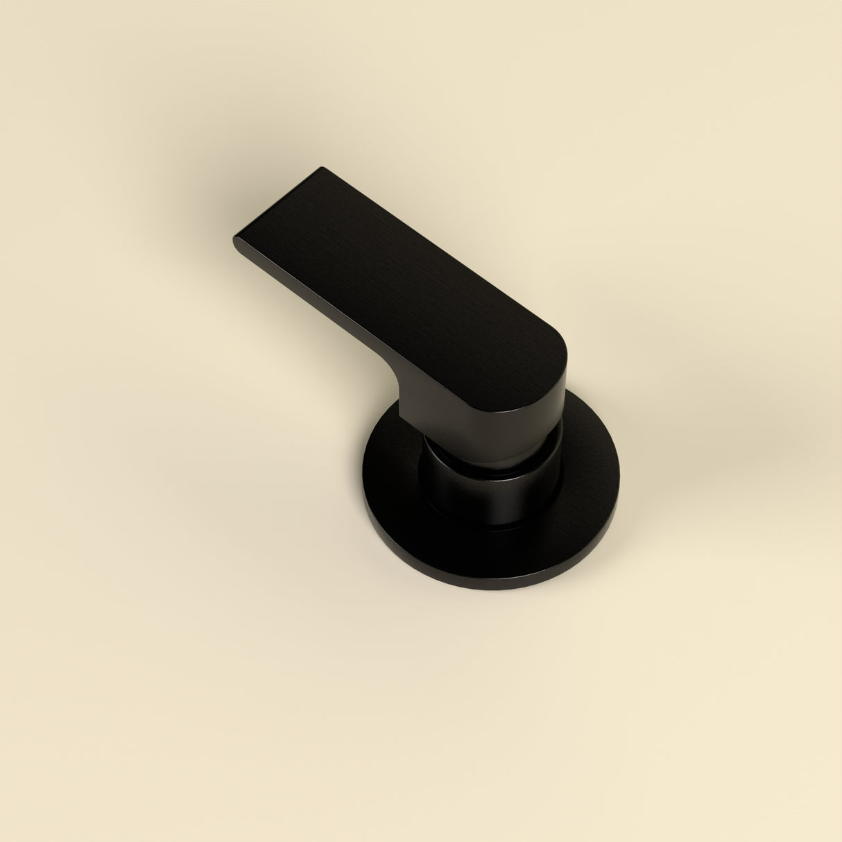 BIANCA SHOWER MIXER 80MM PLATE MATTE BLACK