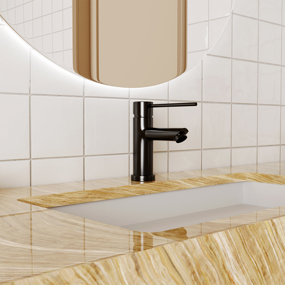 Dolce Care Basin Mixer Matte Black