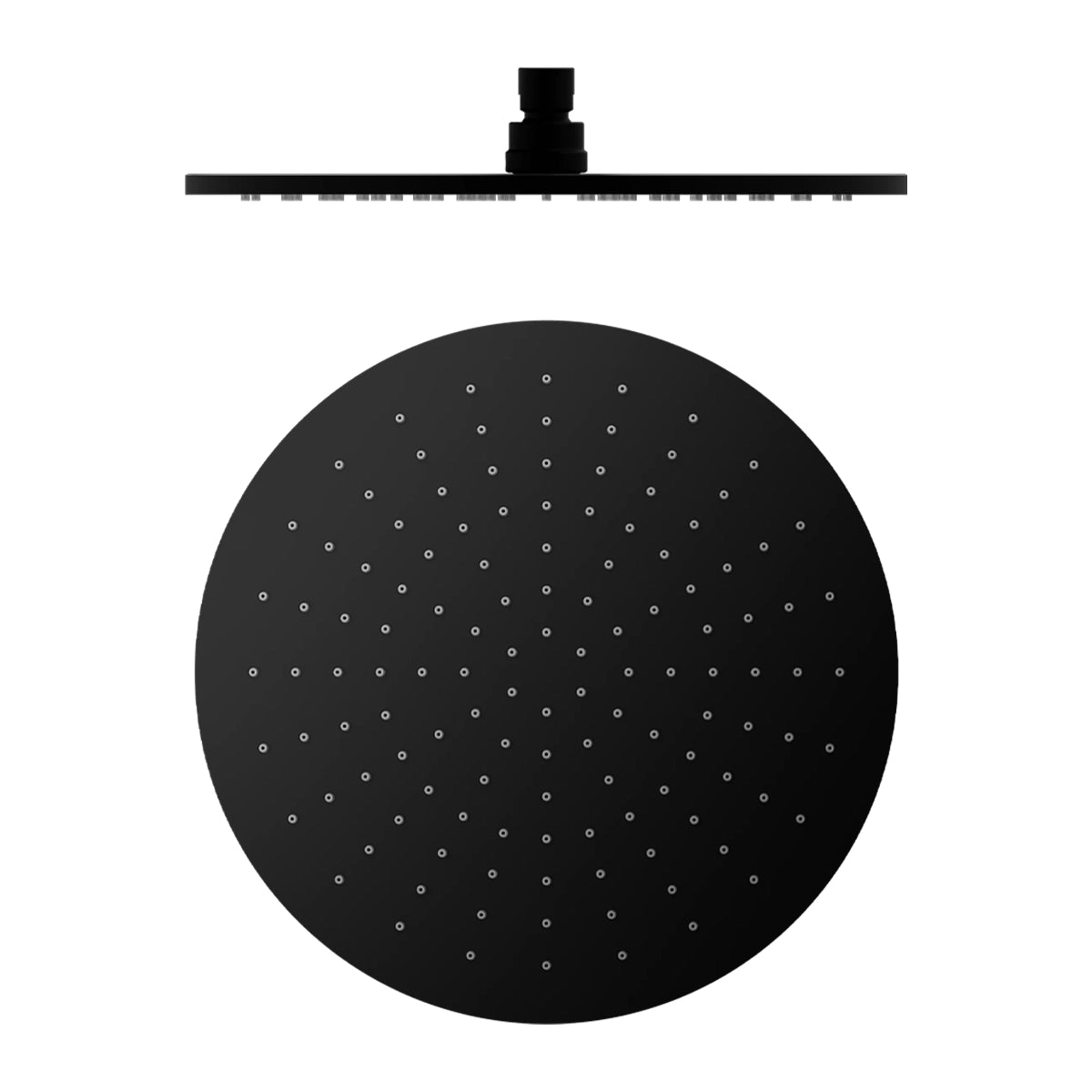 300mm Round Shower Head Matte Black