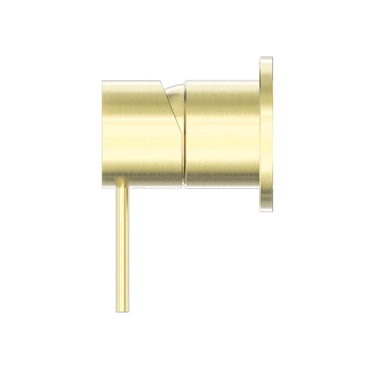 Mecca Shower Mixer 60mm Plate Brushed Gold
