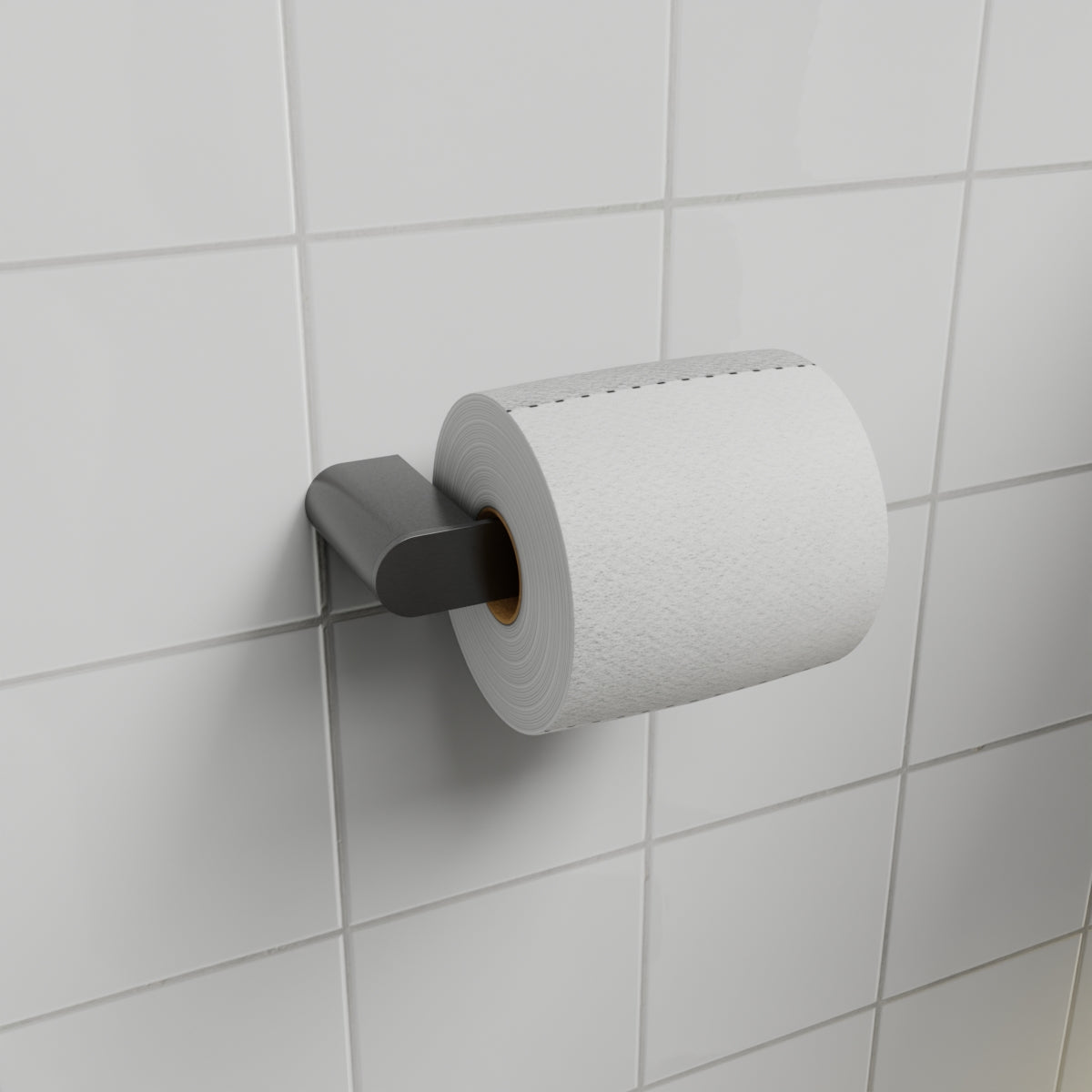 Bianca Toilet Roll Holder Gun Metal