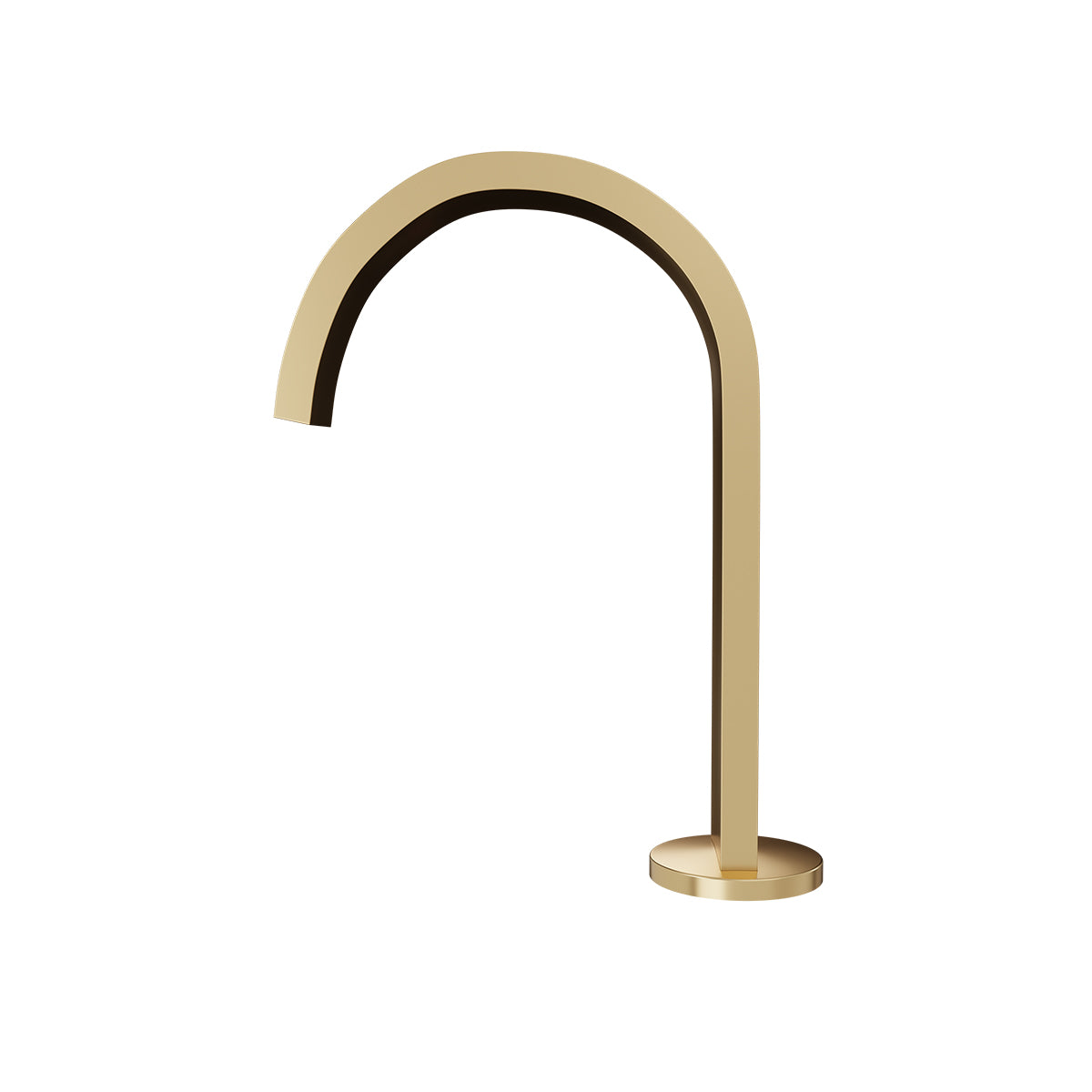 Components Basin Spout - Ribbon Brushed Brass
