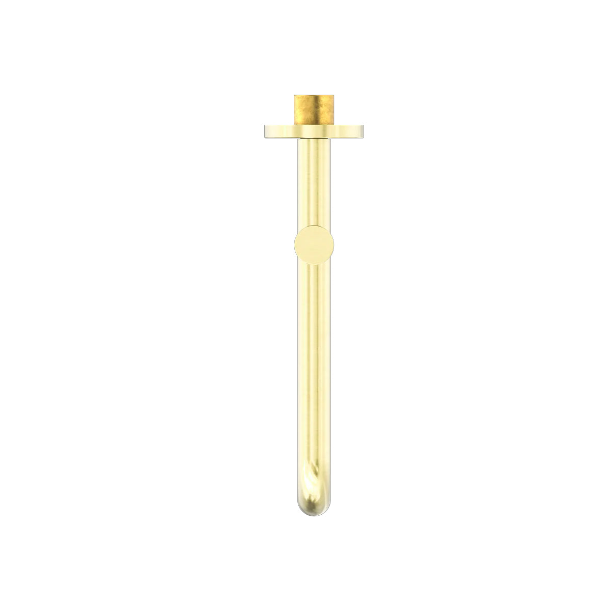 MECCA WALL MOUNTED SWIVEL BATH SPOUT ONLY 225MM BRUSHED GOLD