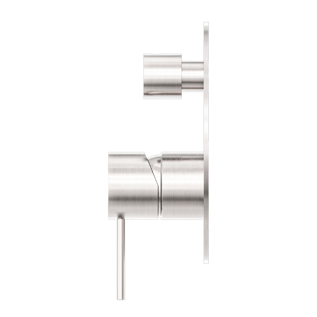 Mecca Shower Mixer With Divertor Brushed Nickel
