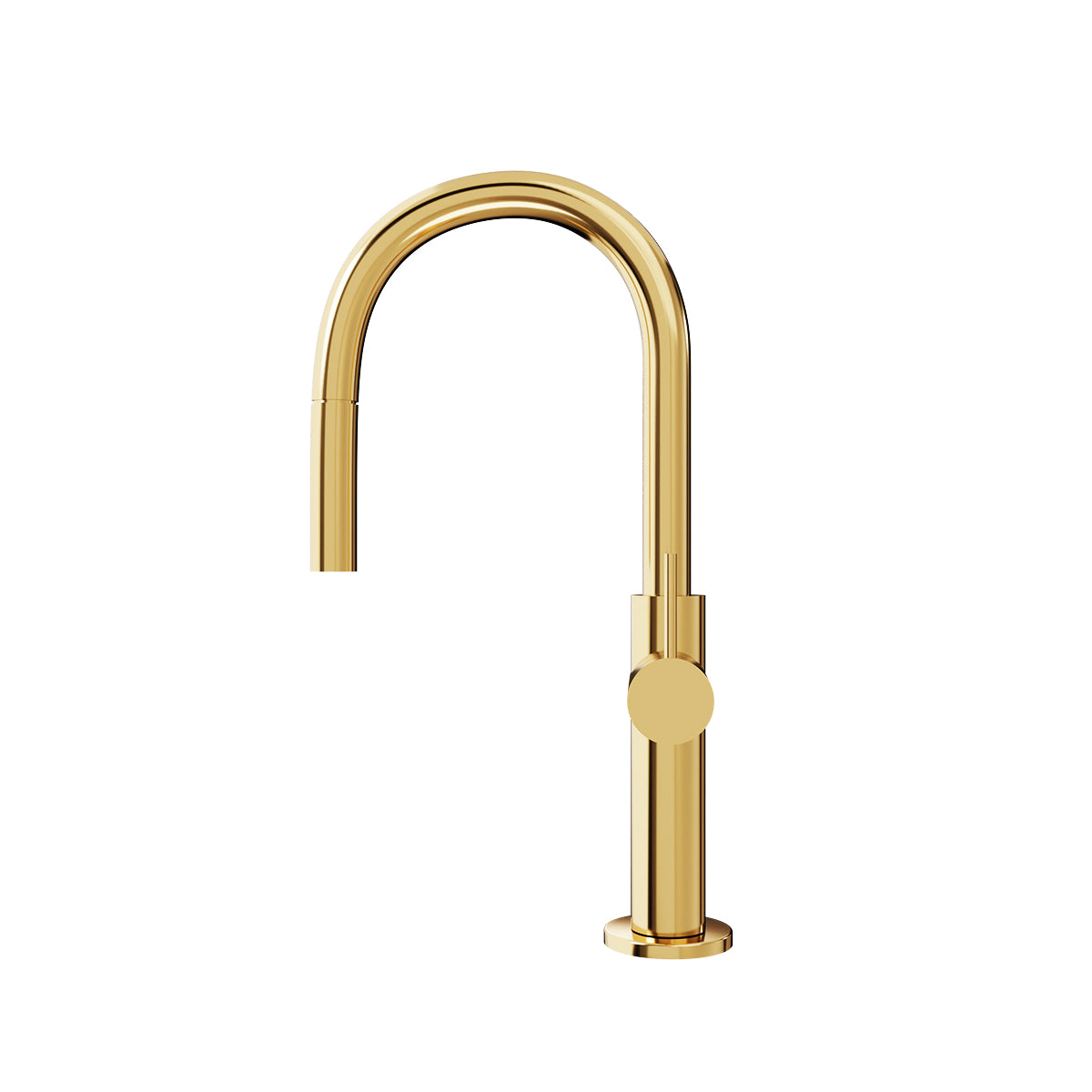 Crue Kitchen Mixer Brushed Brass