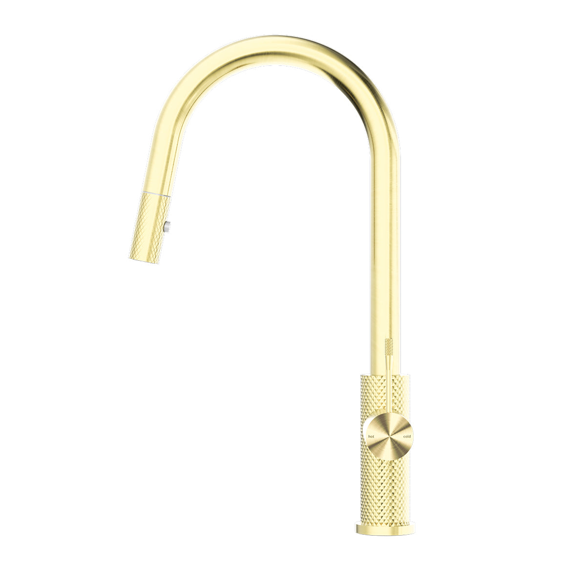 Opal Pull Out Sink Mixer With Vegie Spray Function Brushed Gold