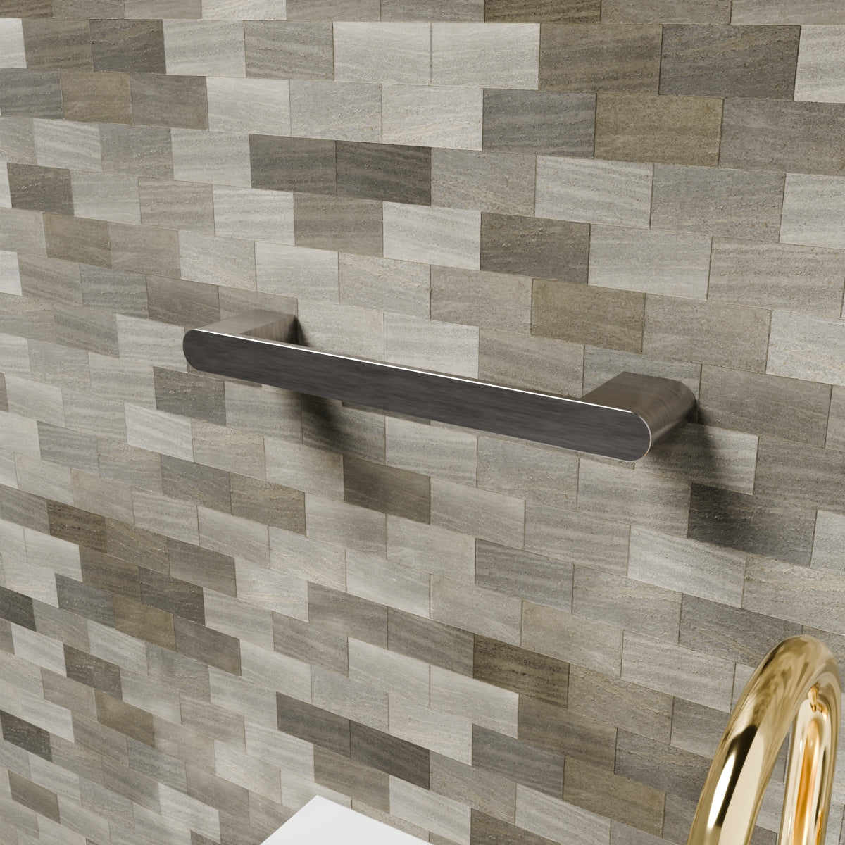 Bianca Hand Towel Rail Gun Metal