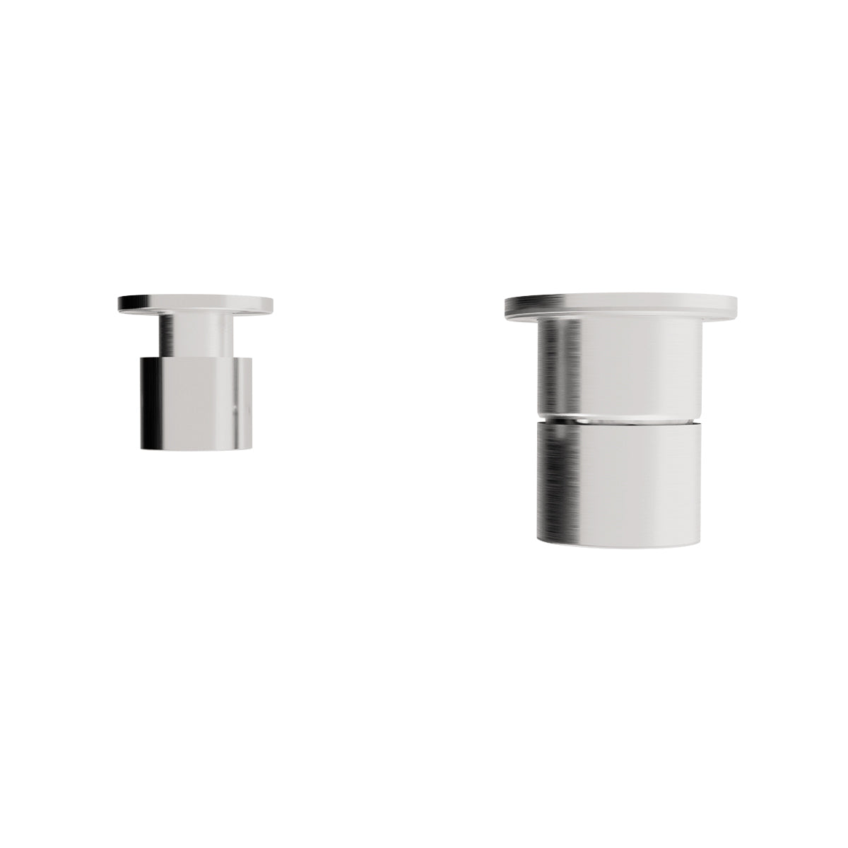 Mecca Shower Mixer With Horizontal 2 Way Divertor Brushed Nickel