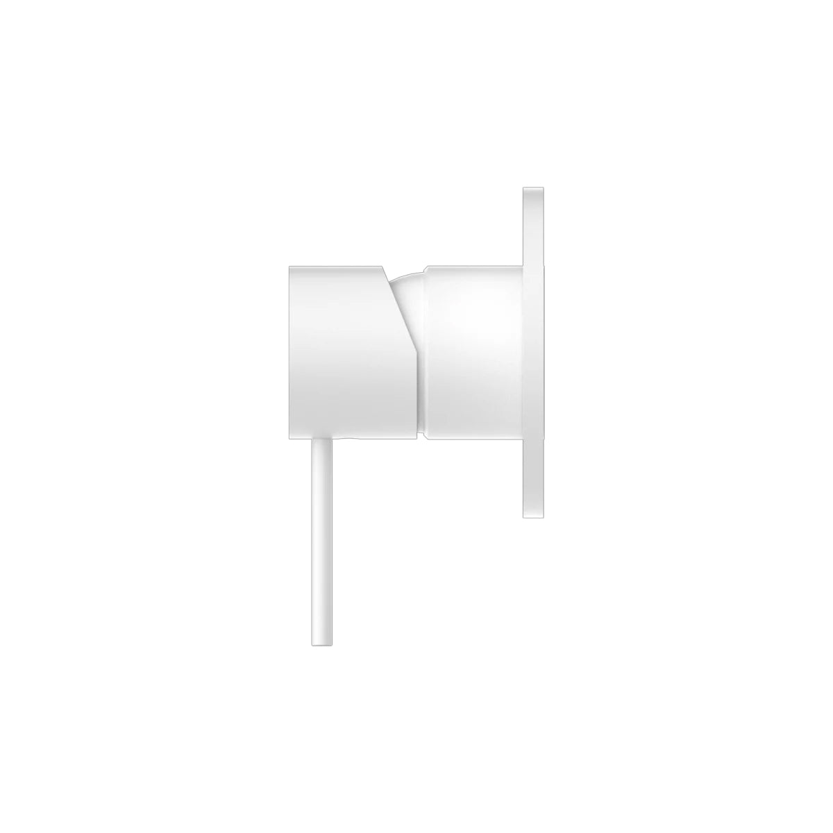 Mecca Shower Mixer 80mm Plate Matte White