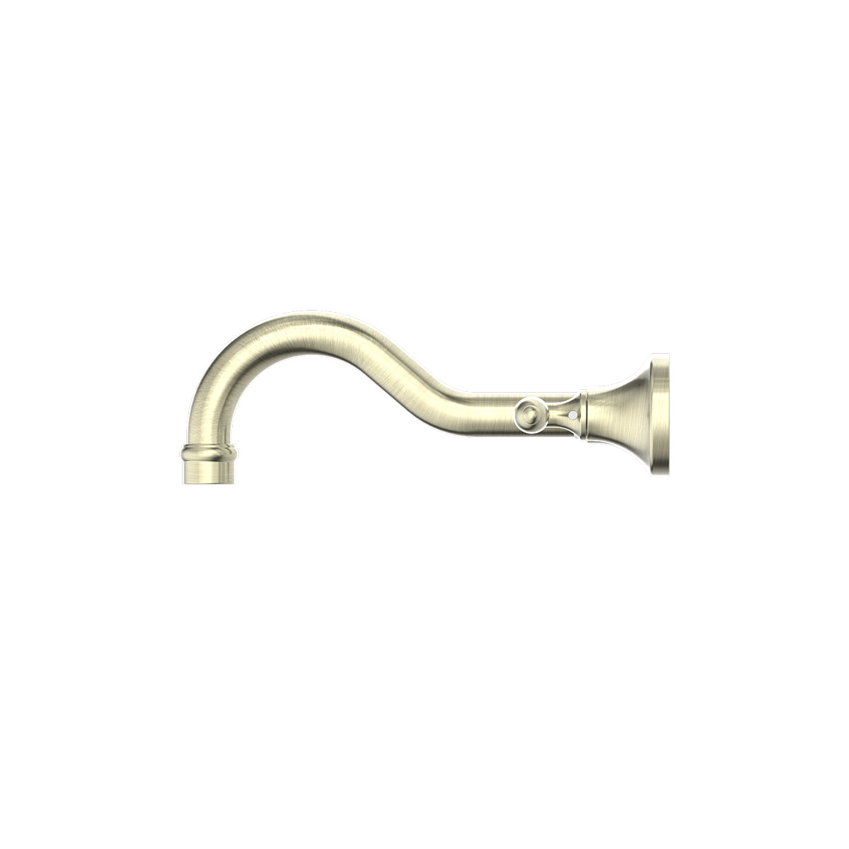 York Wall Basin Set With Metal Lever Aged Brass