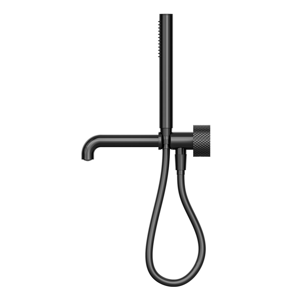 Opal Progressive Shower System Separate Plate With Spout 250mm Graphite