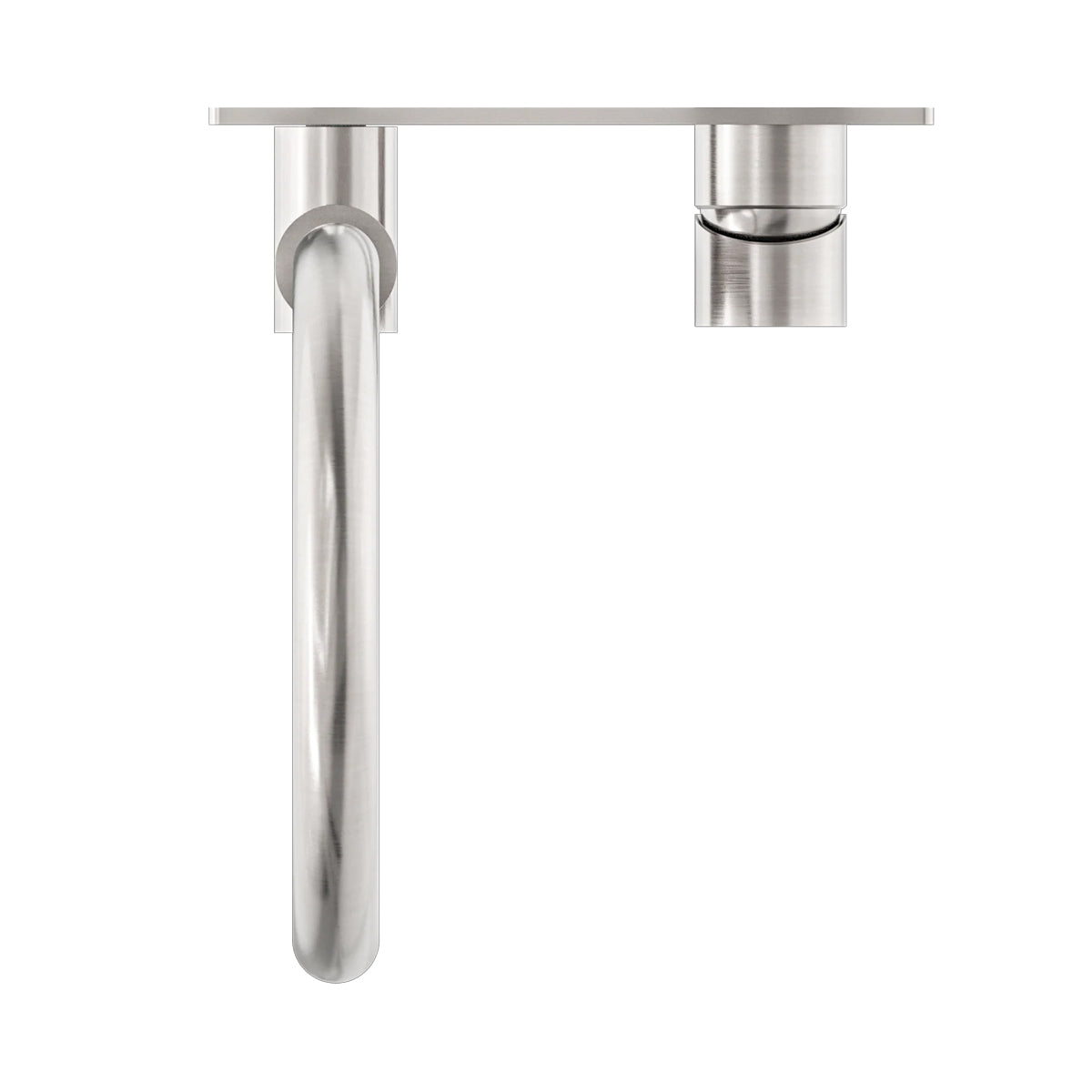 Mecca Wall Basin/Bath Mixer Swivel Spout Brushed Nickel